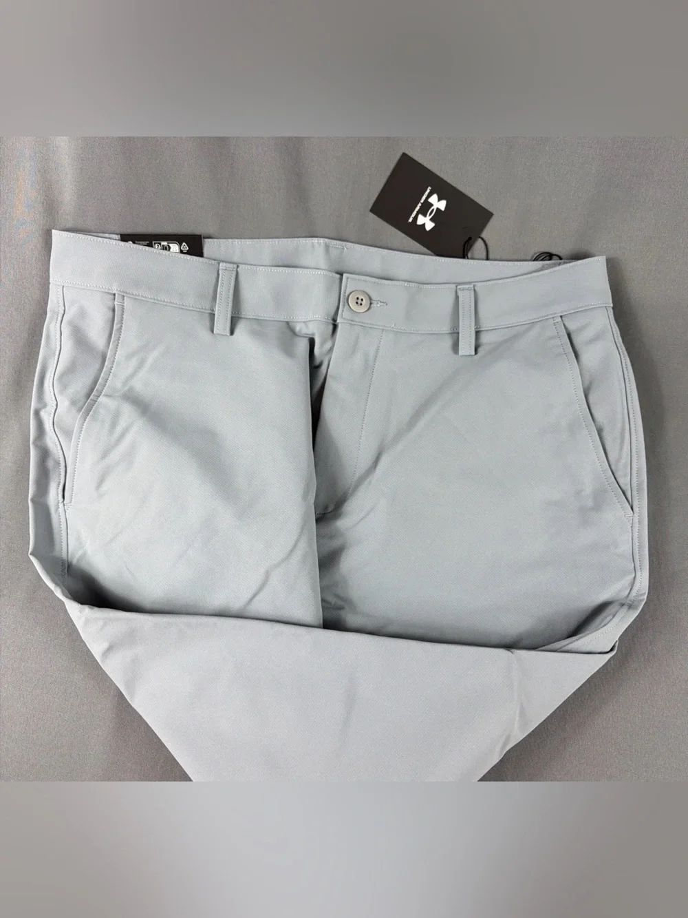 Under Armour Golf Pants Tapered 36 x 30 Gray Polyester Spandex NWT MSRP $80